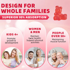 Ingredients listing for Calcium Citrate Gummies (sugar-free, non-GMO, gluten-free)