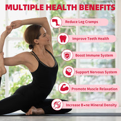Nutrition facts panel for Calcium Citrate Gummies