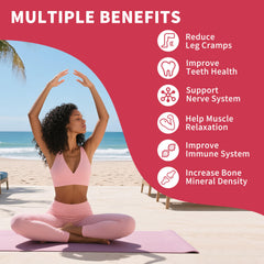 Two peach-flavored calcium citrate gummy bottles (60-day supply)