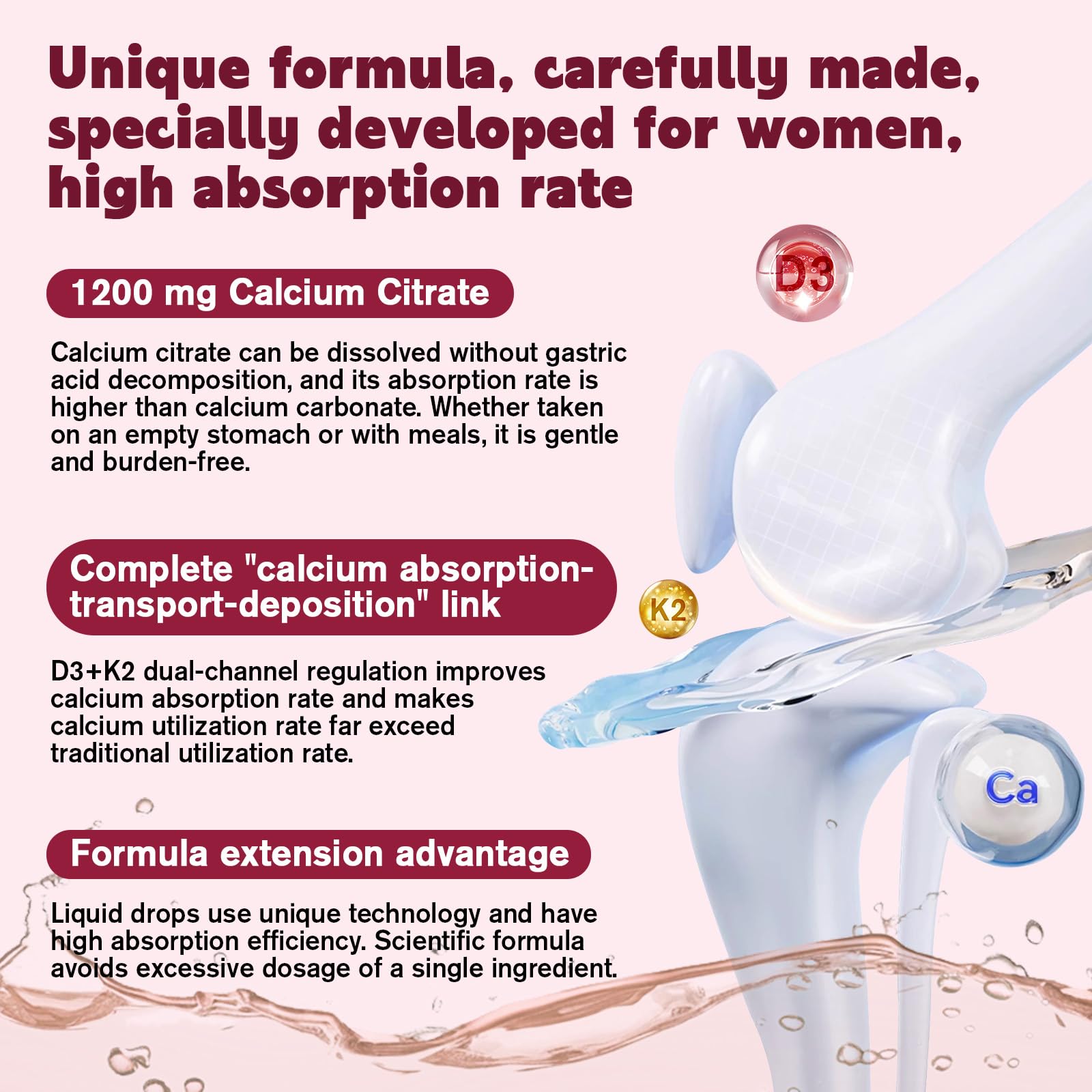 Liquid calcium citrate formulation is vegan and easy to absorb