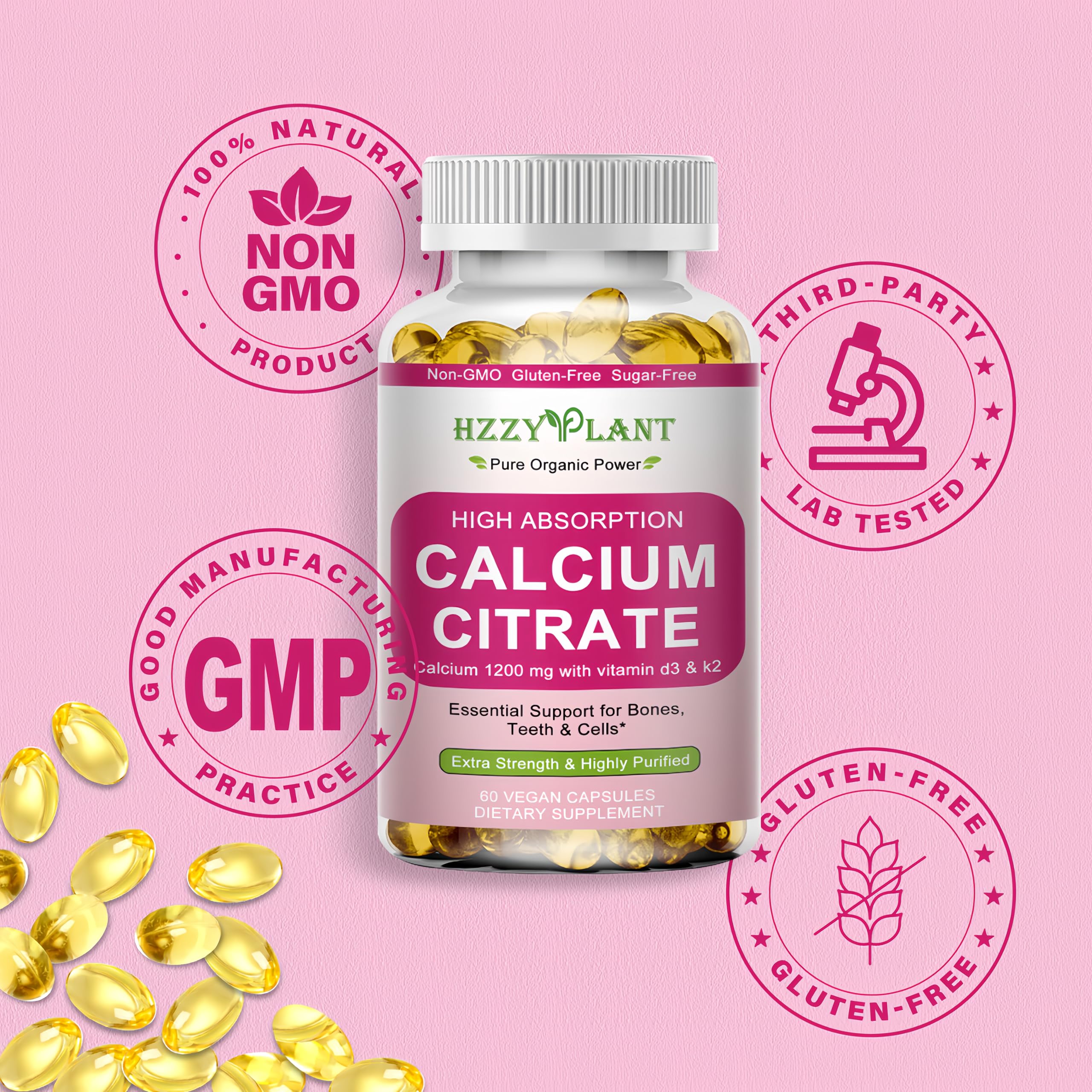 Bottle shown as 2-month supply packaging