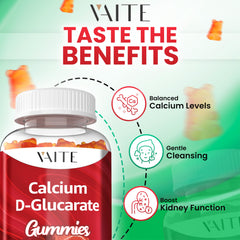 Vegan and non-GMO calcium D-Glucarate gummies ingredients