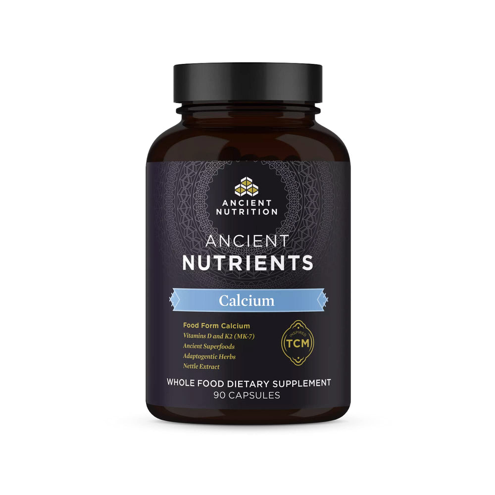 Calcium with Vitamin D and Vitamin K2 bottle label