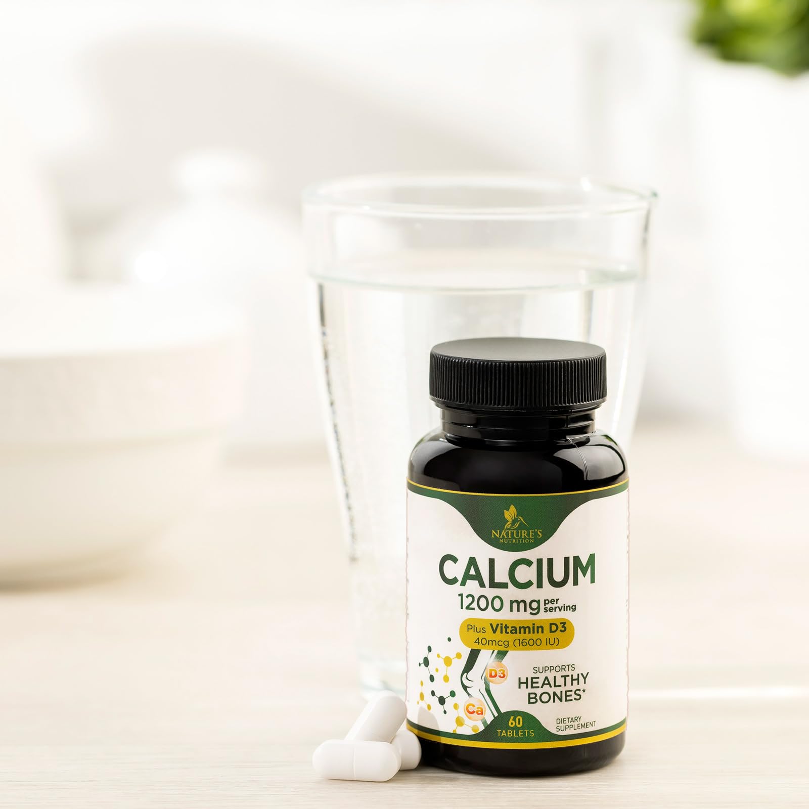 Packaging of Calcium 1200 mg with Vitamin D3 – USA packaged
