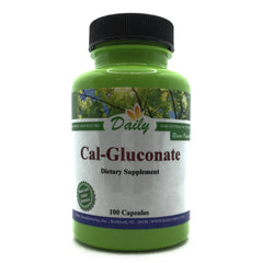 Daily Manufacturing Calcium Gluconate bottle - front view