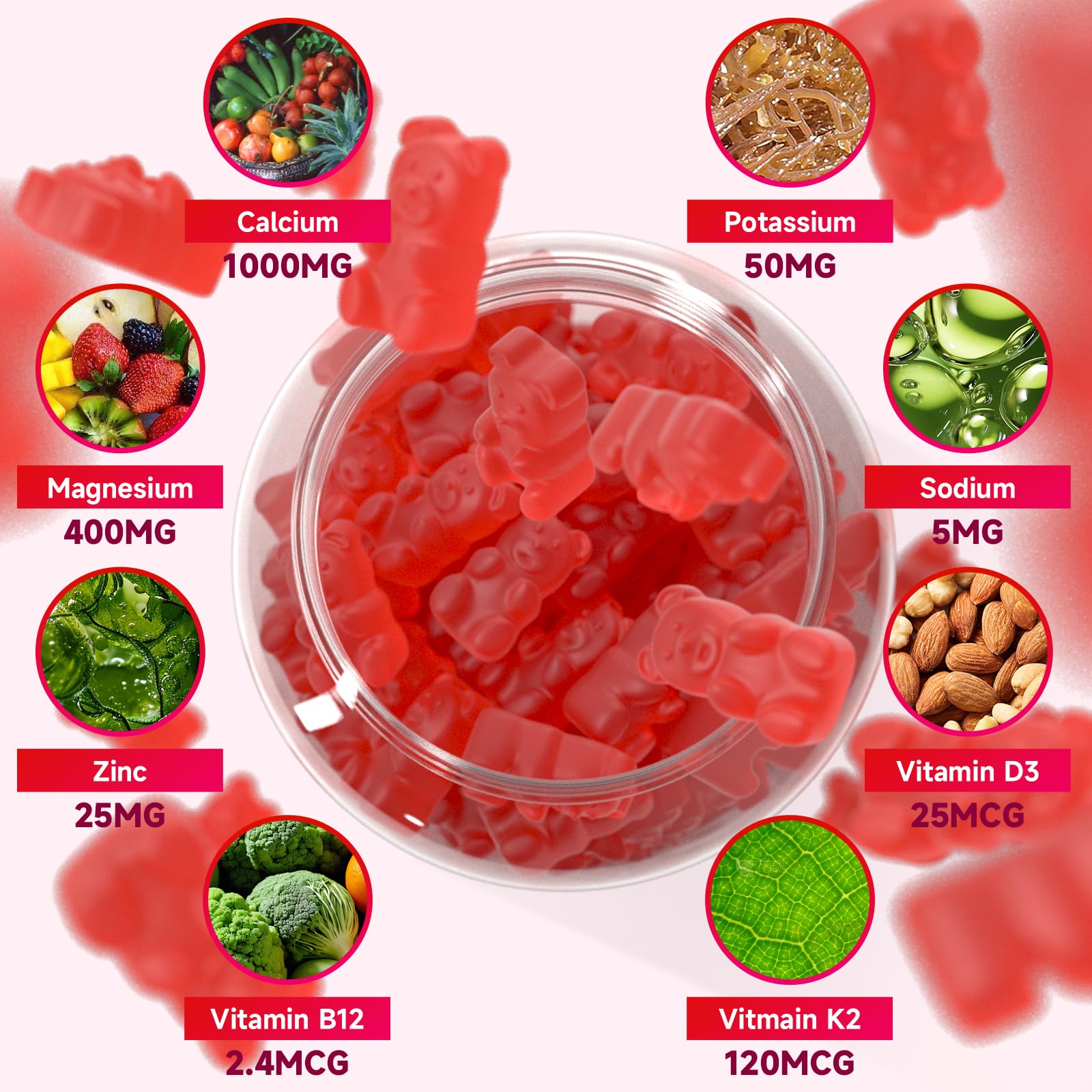 Immune support with Vitamin D3, B-Complex, and Zinc