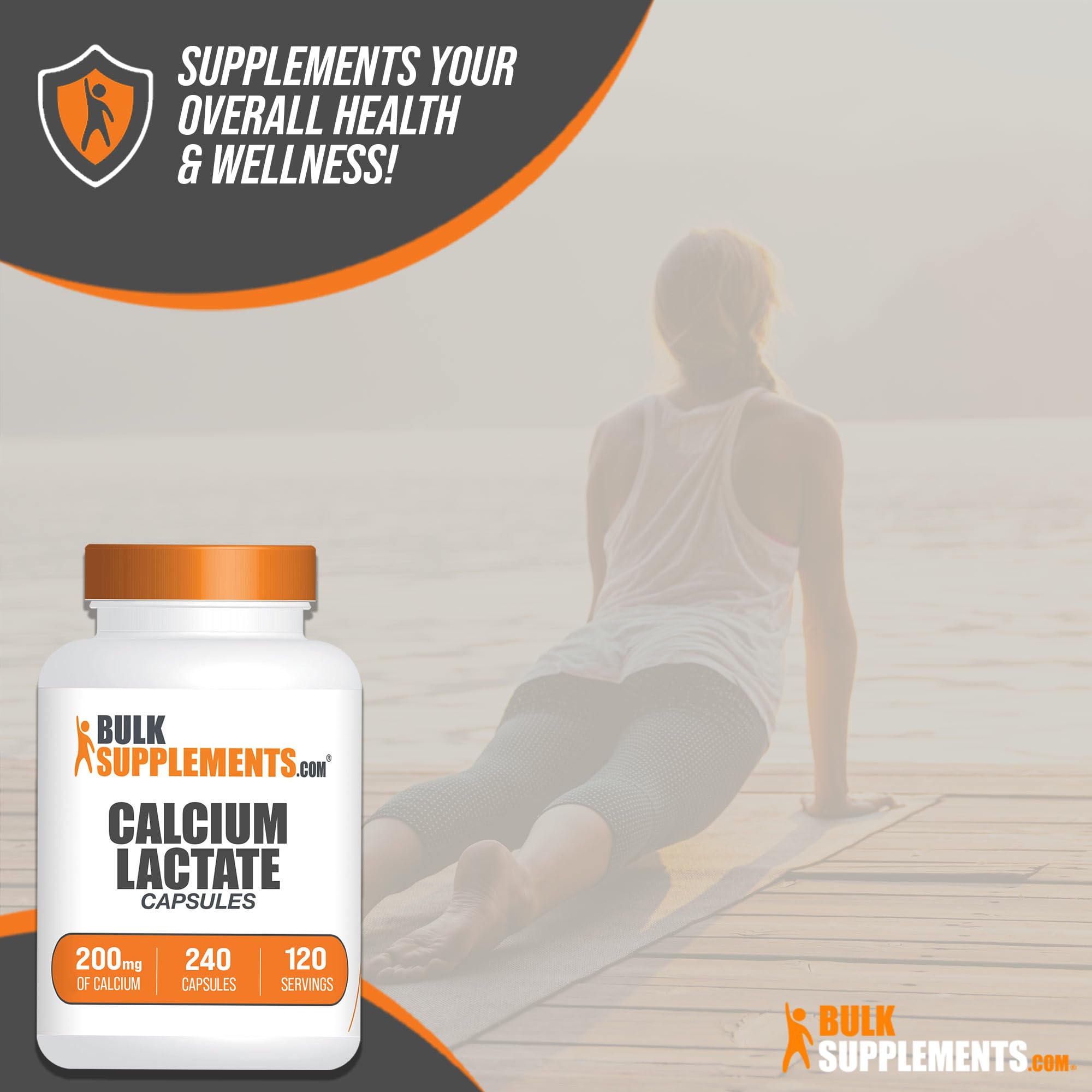 No fillers or additives in Calcium Lactate capsules