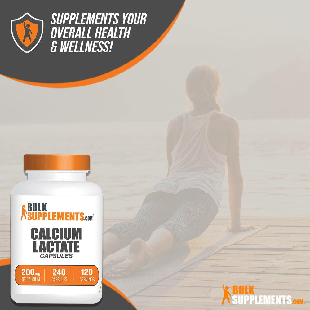 No fillers or additives in Calcium Lactate capsules