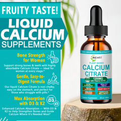Ingredients list for Calcium Liquid Drops for Women