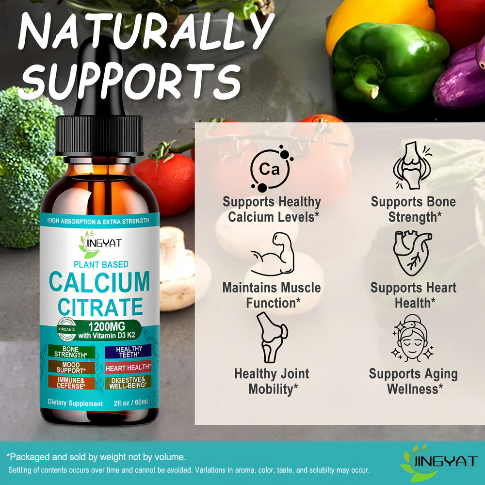 Non-GMO calcium drops for women illustration