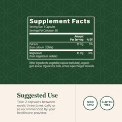 Calcium and Magnesium orotate 2:1 formula illustration