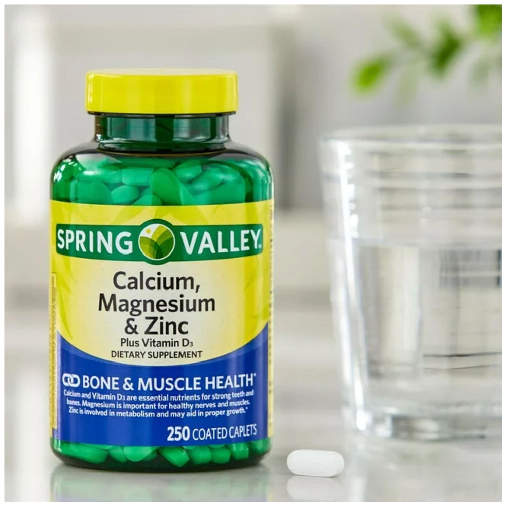 Bottle showing 250 coated caplets