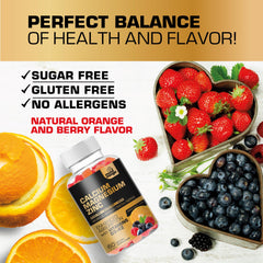 Vegan, sugar-free, gluten-free gummy formula