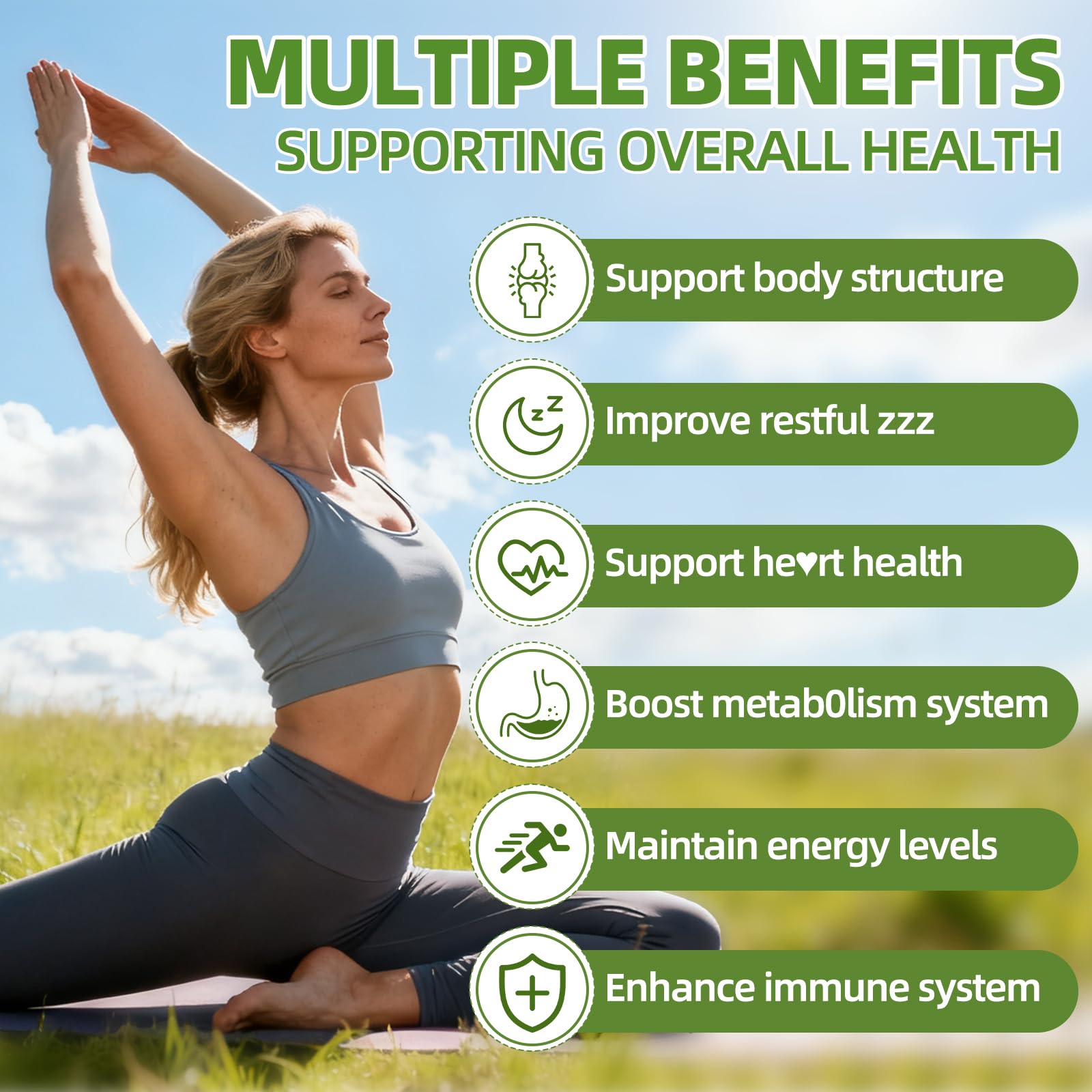 Two-pack option with two bottles of gummies