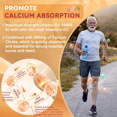 Calcium, magnesium, zinc and vitamin C ingredients