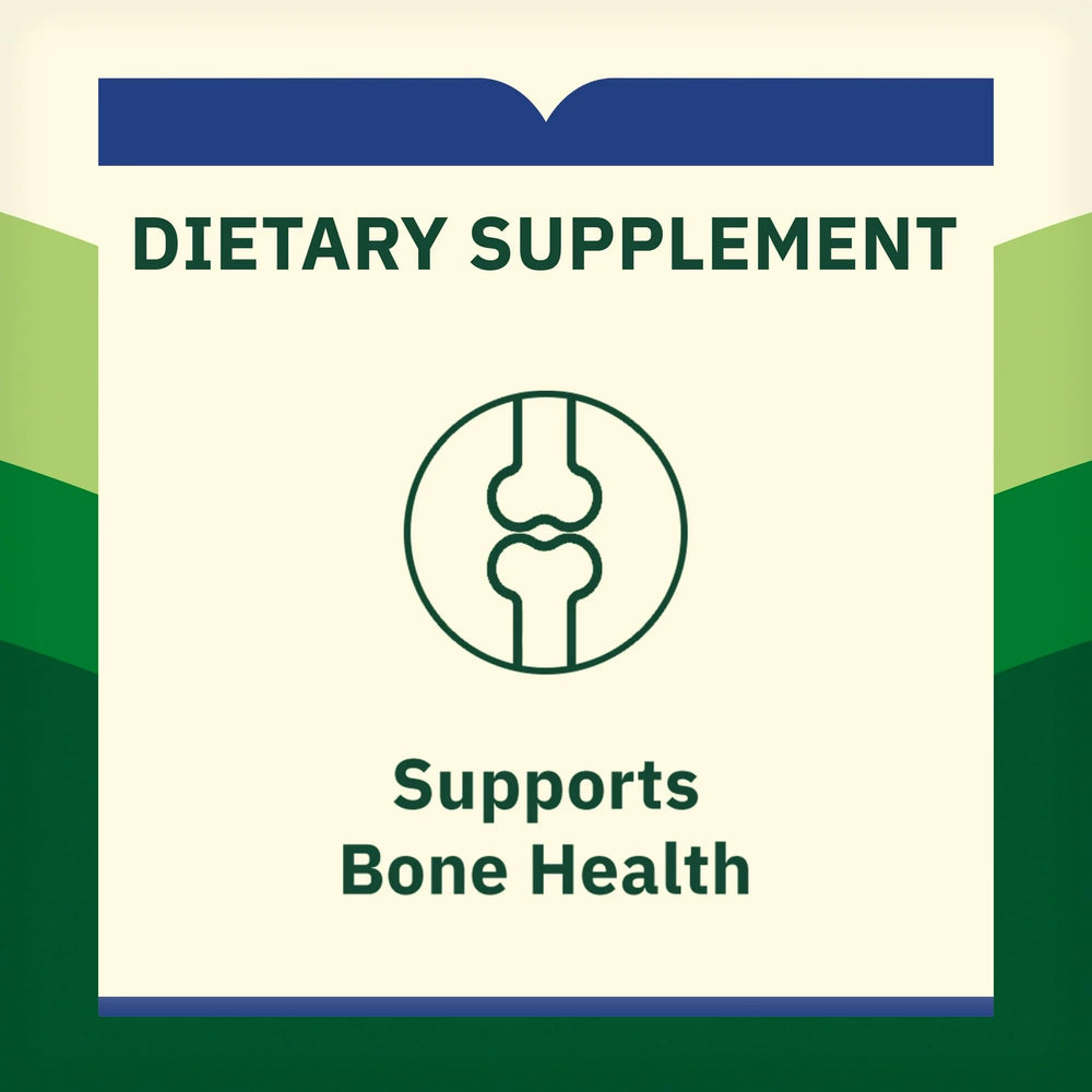 Nutritional facts panel highlighting calcium and vitamin D3