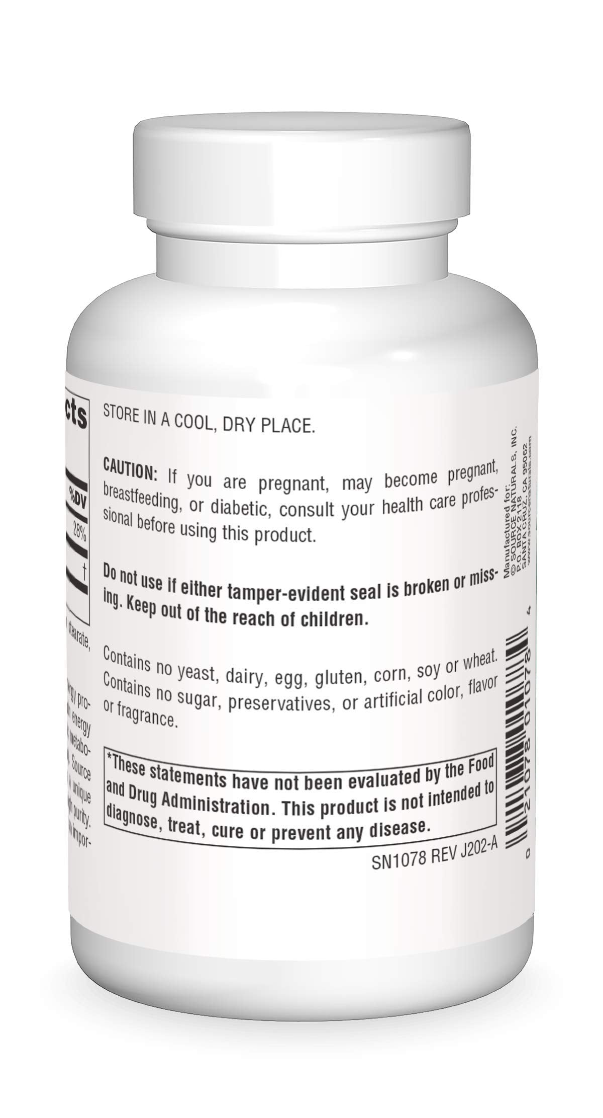 Calcium pyruvate serving graphic