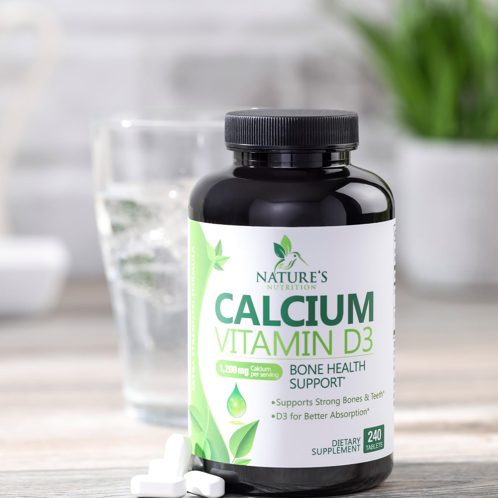 Adults using calcium supplement for bone health