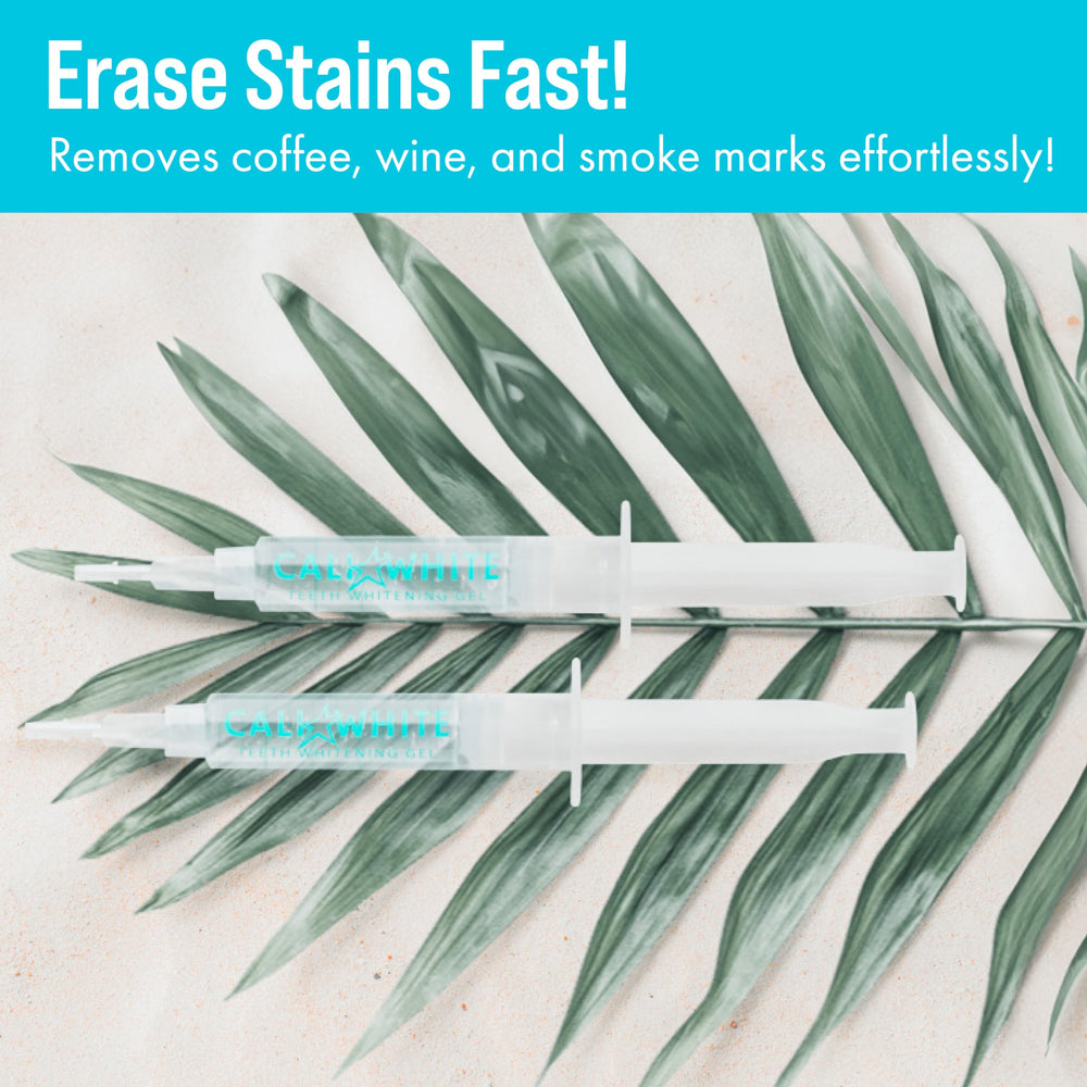 Vegan, cruelty-free and gluten-free Cali White whitening gel