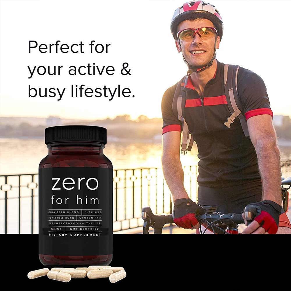 Lifestyle shot illustrating digestive health support from vegan fiber capsules