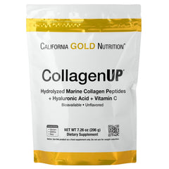 California Gold Nutrition CollagenUP unflavored hydrolyzed marine collagen bottle 7.26 oz