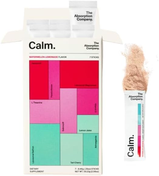 Watermelon lemonade Calm Drink Mix packaging