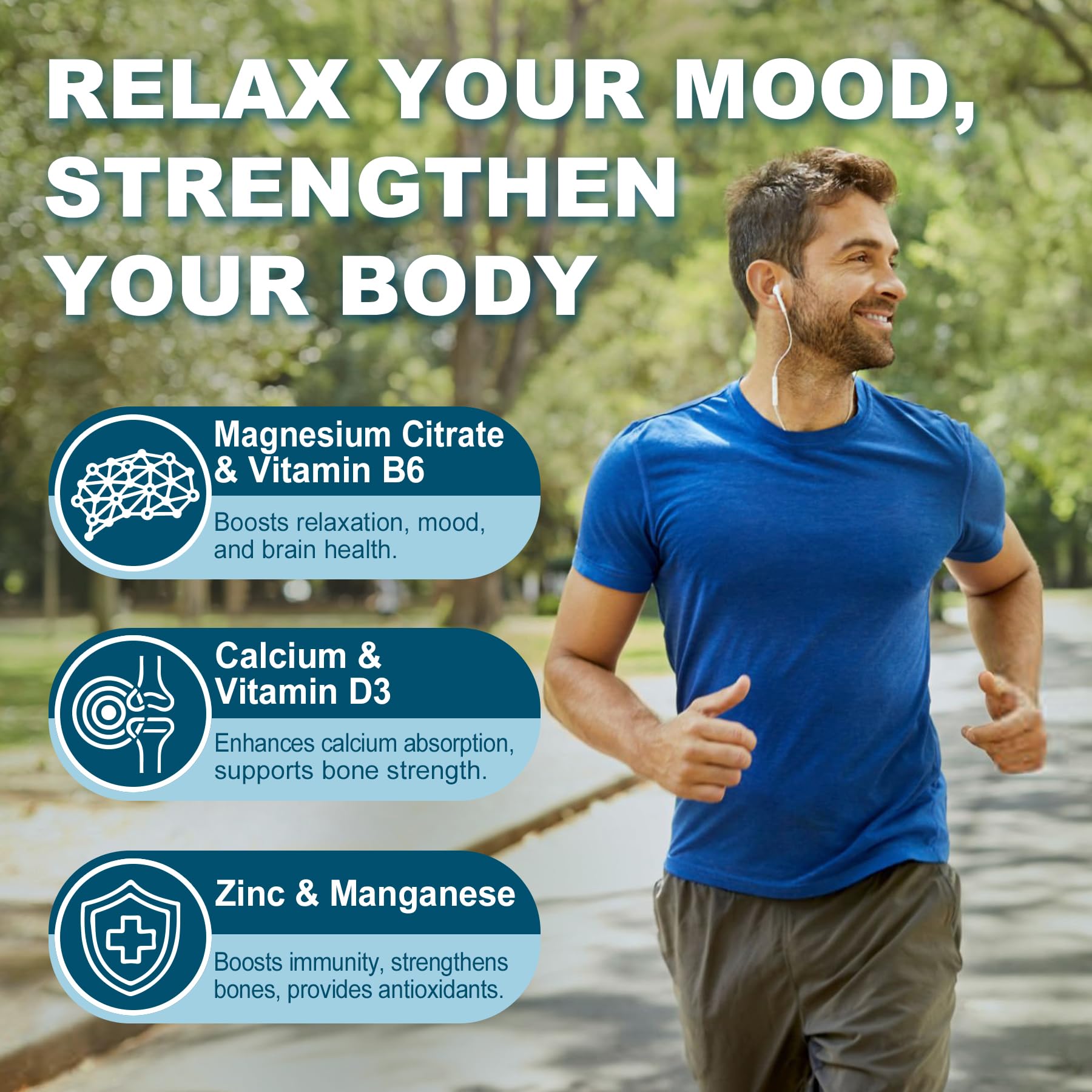 Calm magnesium gummies designed for mood support and relaxation