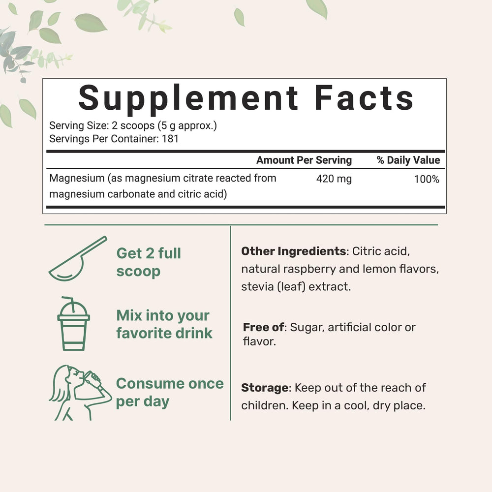 Calm Magnesium Powder texture image