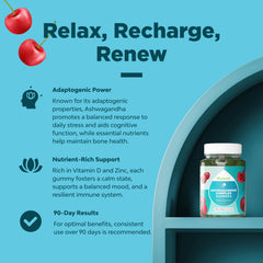 Packaging shot of Calming Ashwagandha Gummies