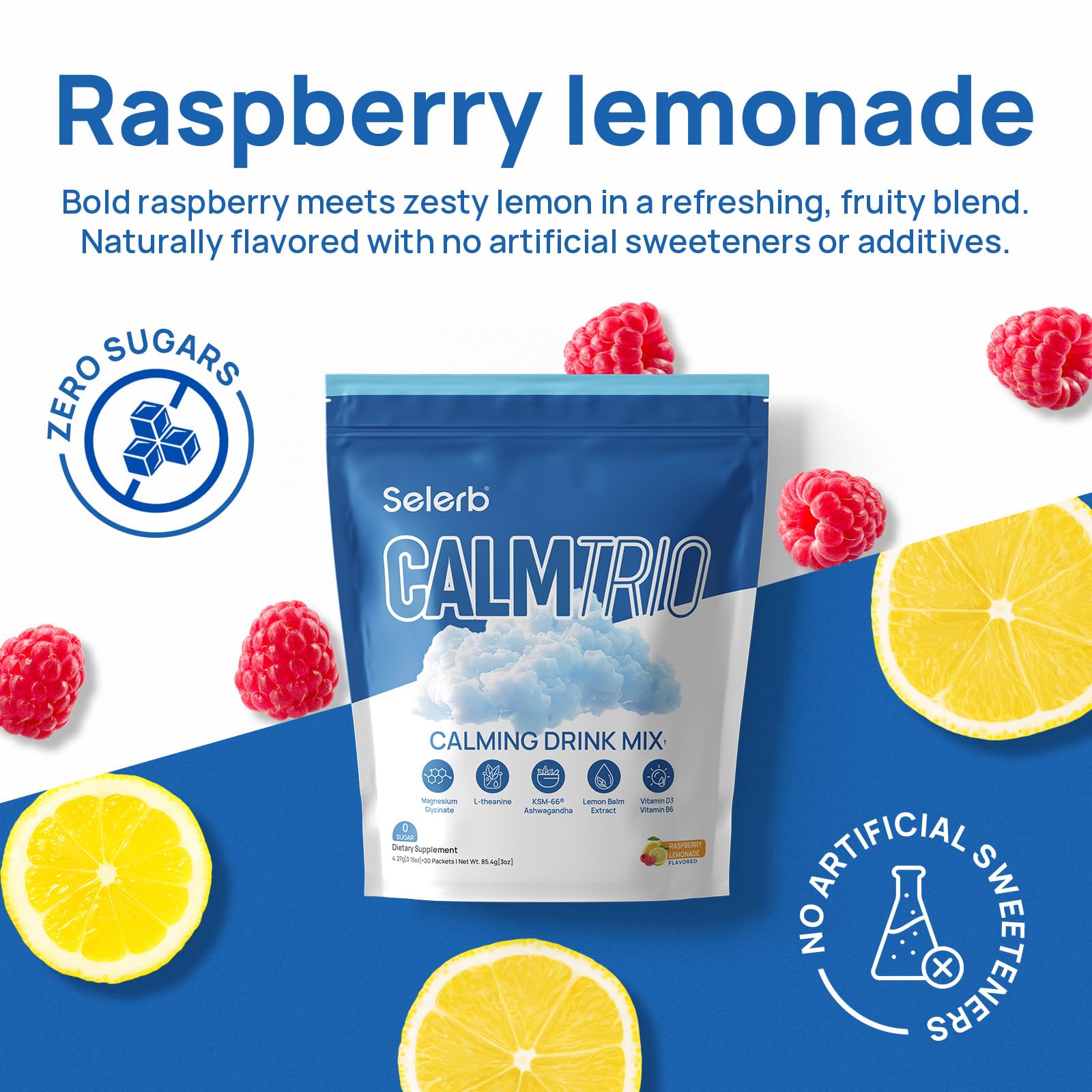 L-Theanine and Lemon Balm ingredients in CalmTrio