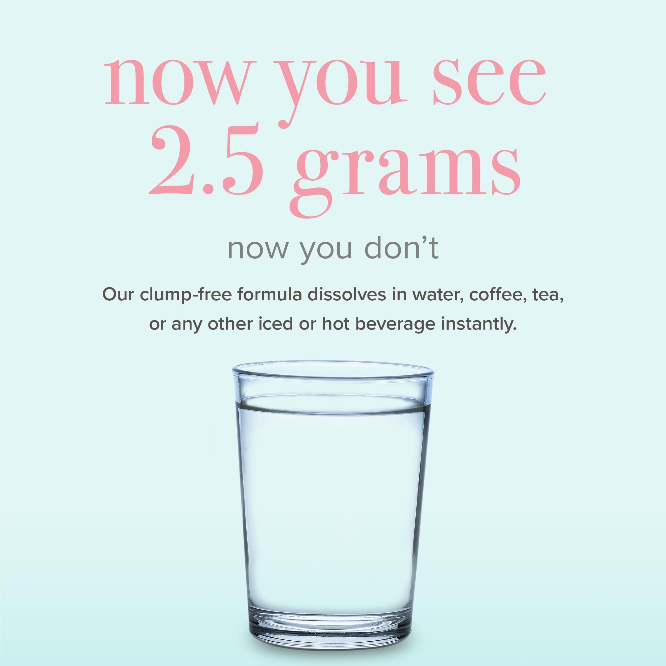 Nutrition note showing 10 calories per serving