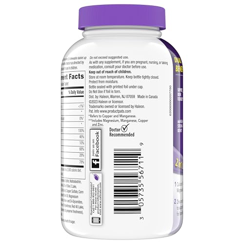 Tablets dissolving easily in water for Caltrate chewables