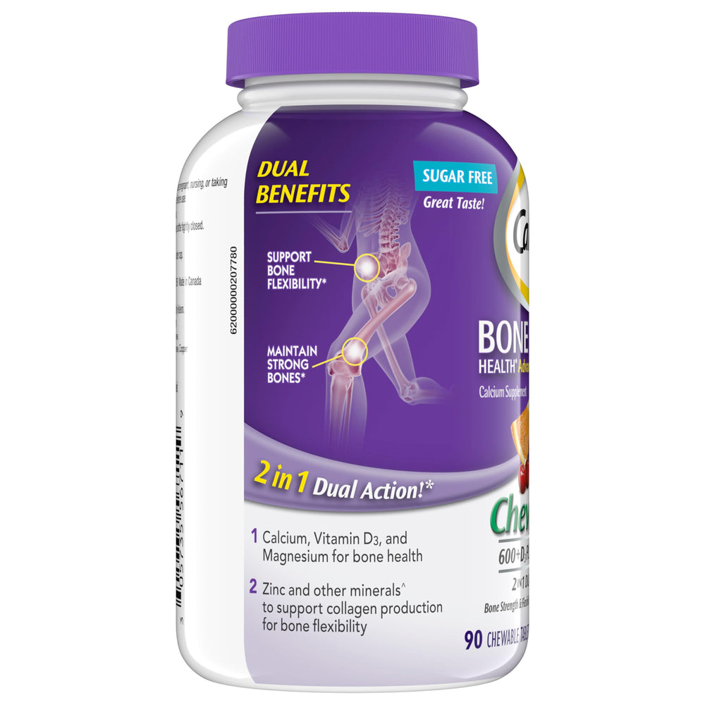 Zinc copper and manganese minerals in Caltrate chewables