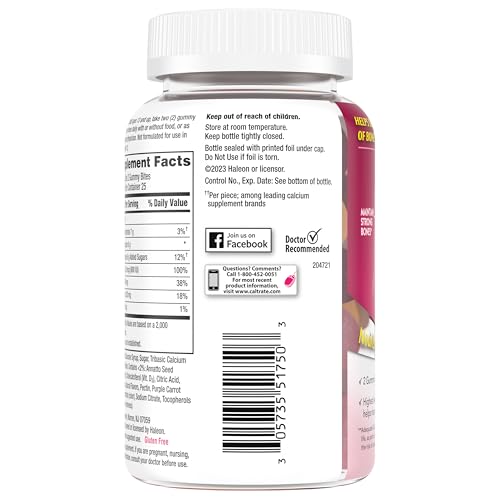 Caltrate Gummy Bites packaging graphic