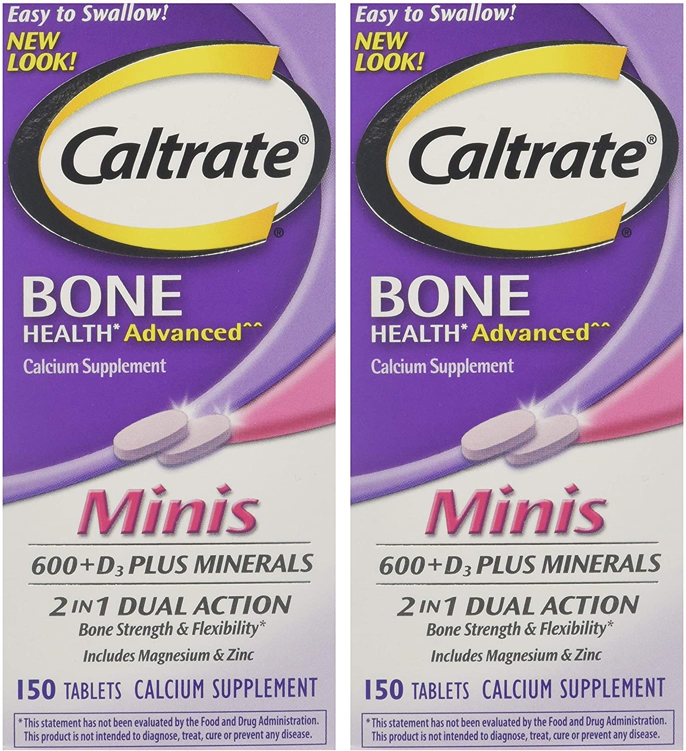 Caltrate Minis + Minerals bottle front view