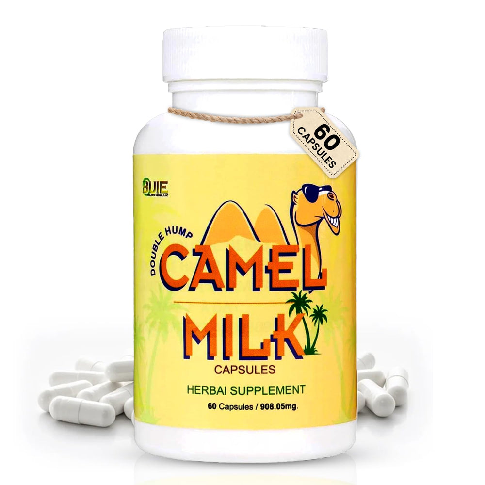 Camel milk capsules bottle for immunity boosting