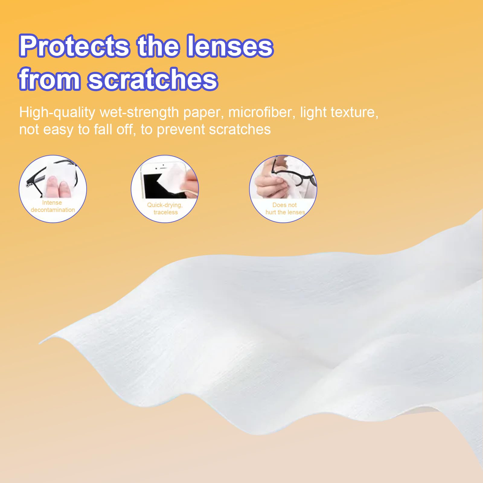 Cleaning camera lenses with lens wipes