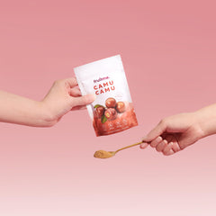 Camu Camu powder with scoop