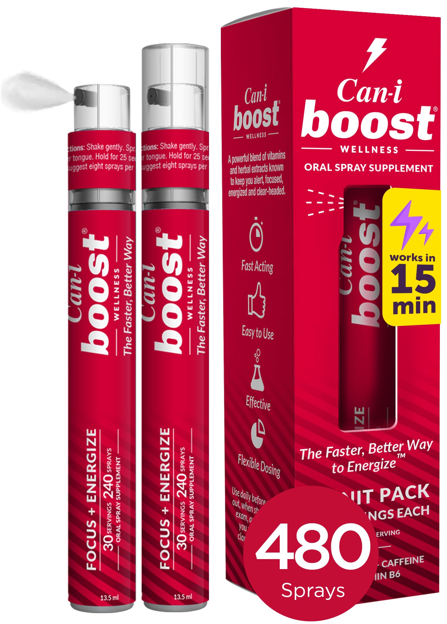 Front view of Can-i Boost Energy Spray bottle