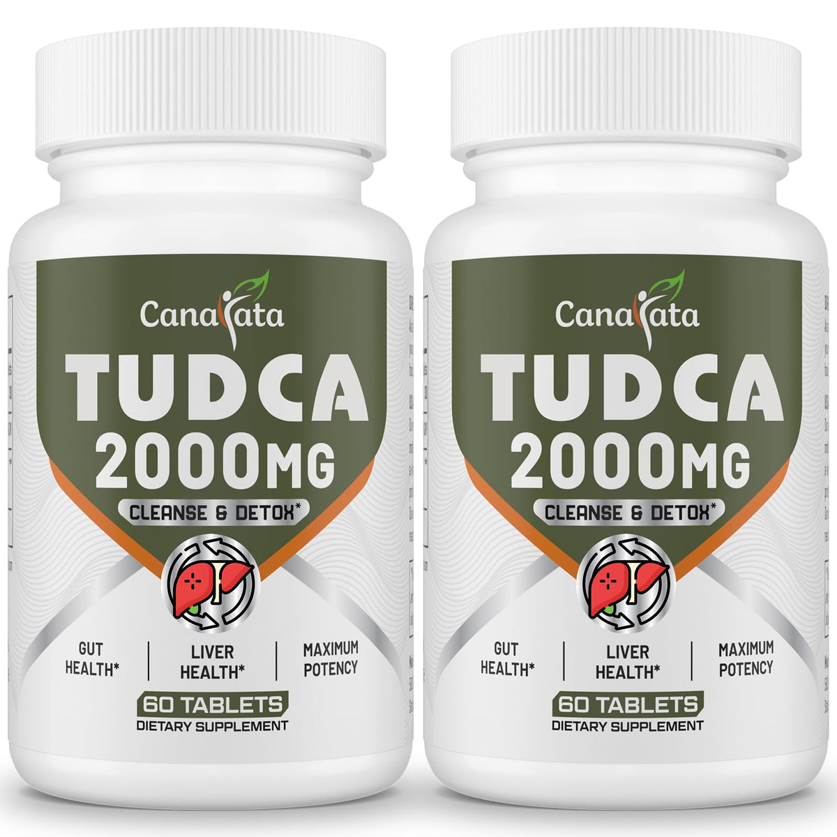 Canarata TUDCA 2000mg bottle packaging