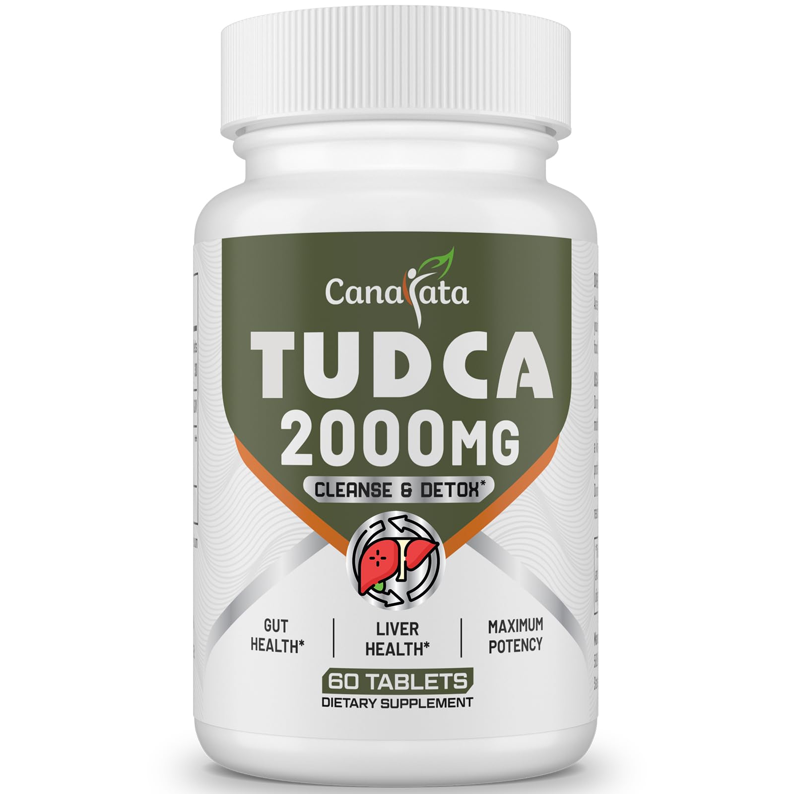 Canarata TUDCA 2000mg bottle front view