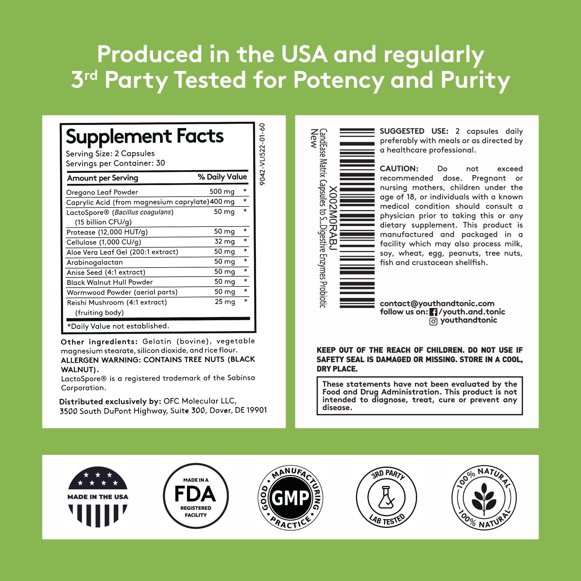 USA-made GMP-certified manufacturing facility