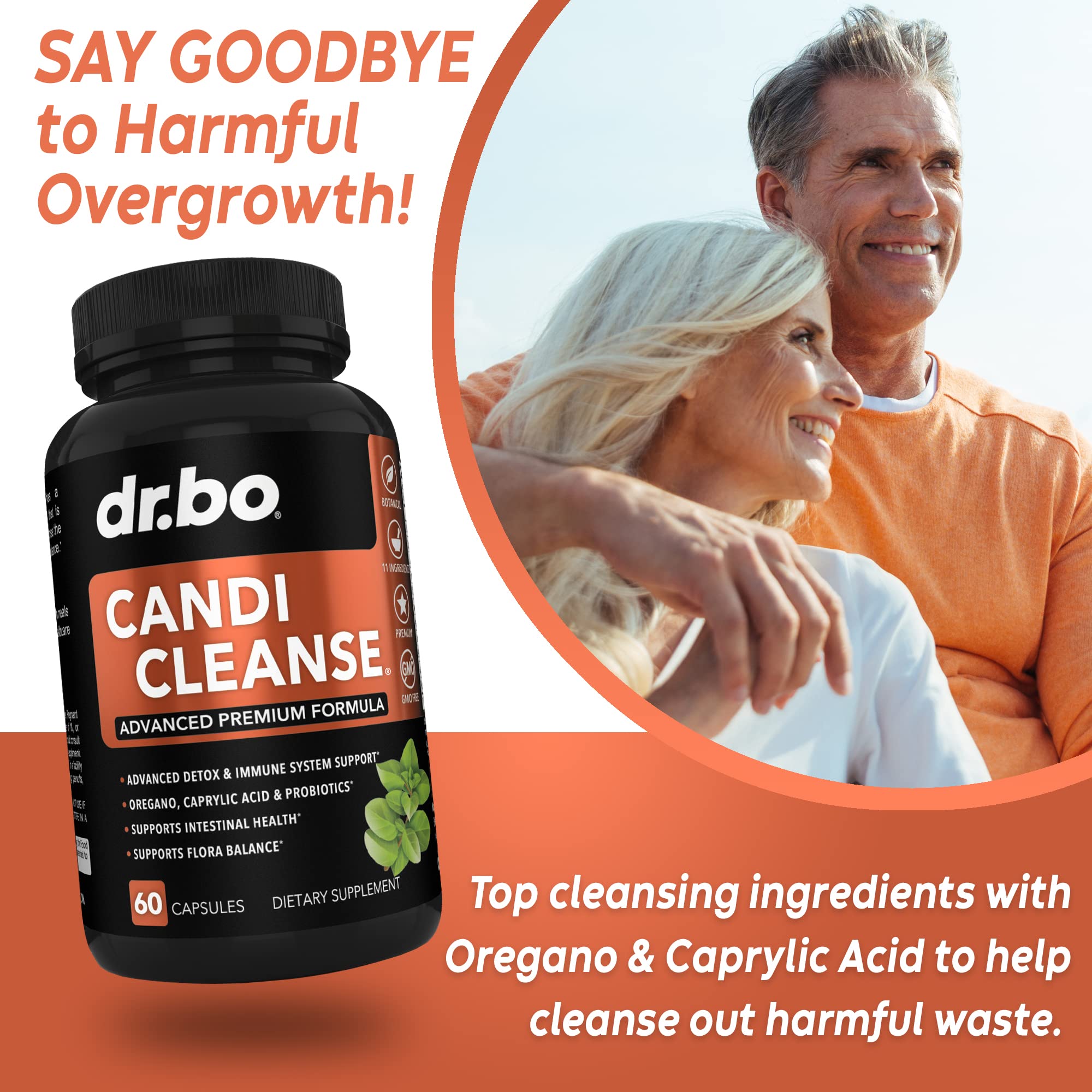 Close-up of Candi Cleanse capsules