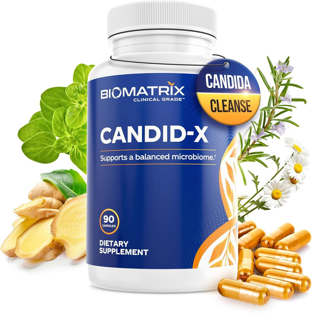 BioMatrix Candid-X Gut Cleanse bottle with berberine