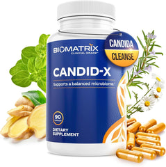 BioMatrix Candid-X Gut Cleanse bottle with berberine