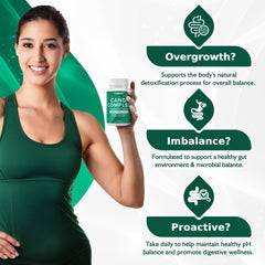 Oregano leaves and probiotics representing Candida Complex ingredients