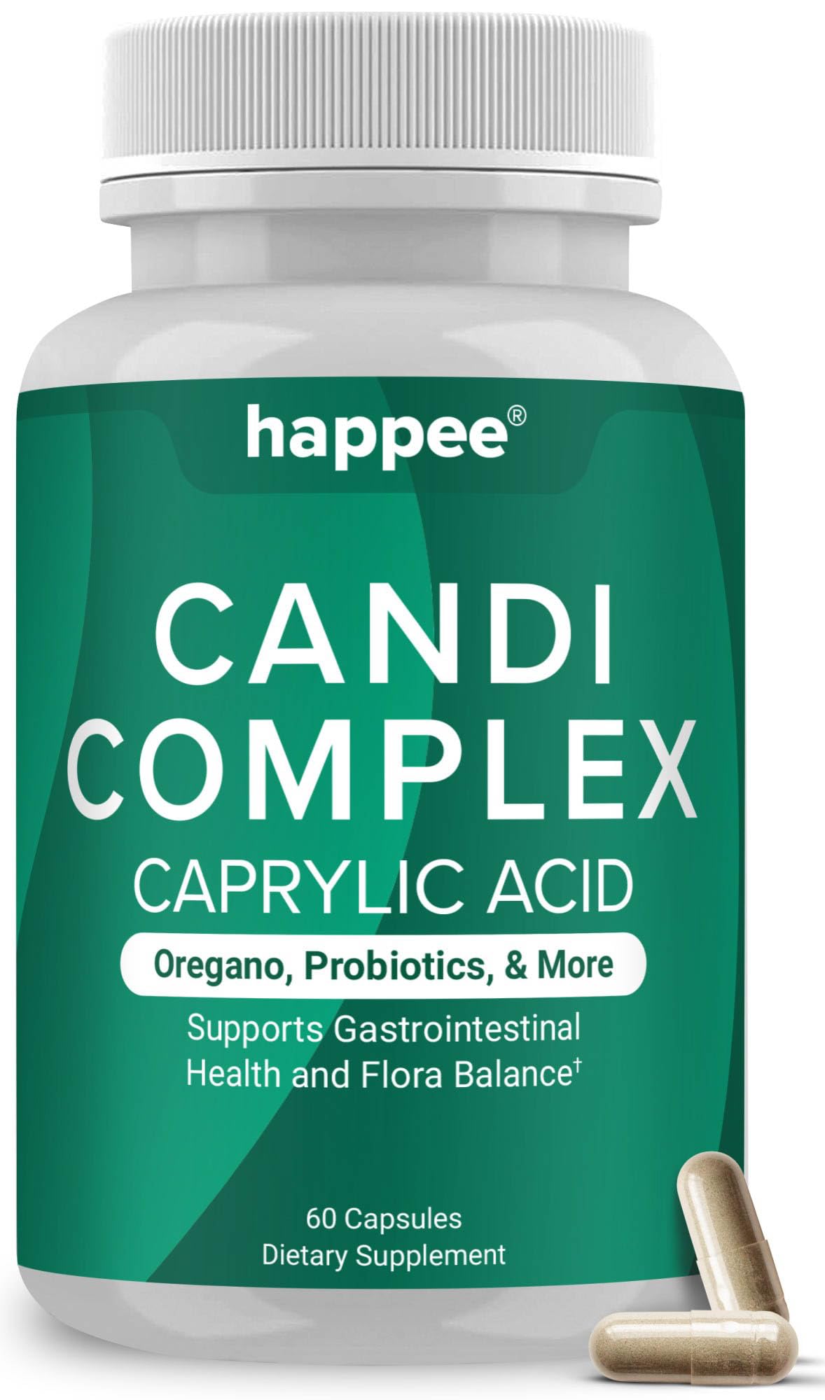 Candida Complex supplement bottle with 60 capsules (hero image)