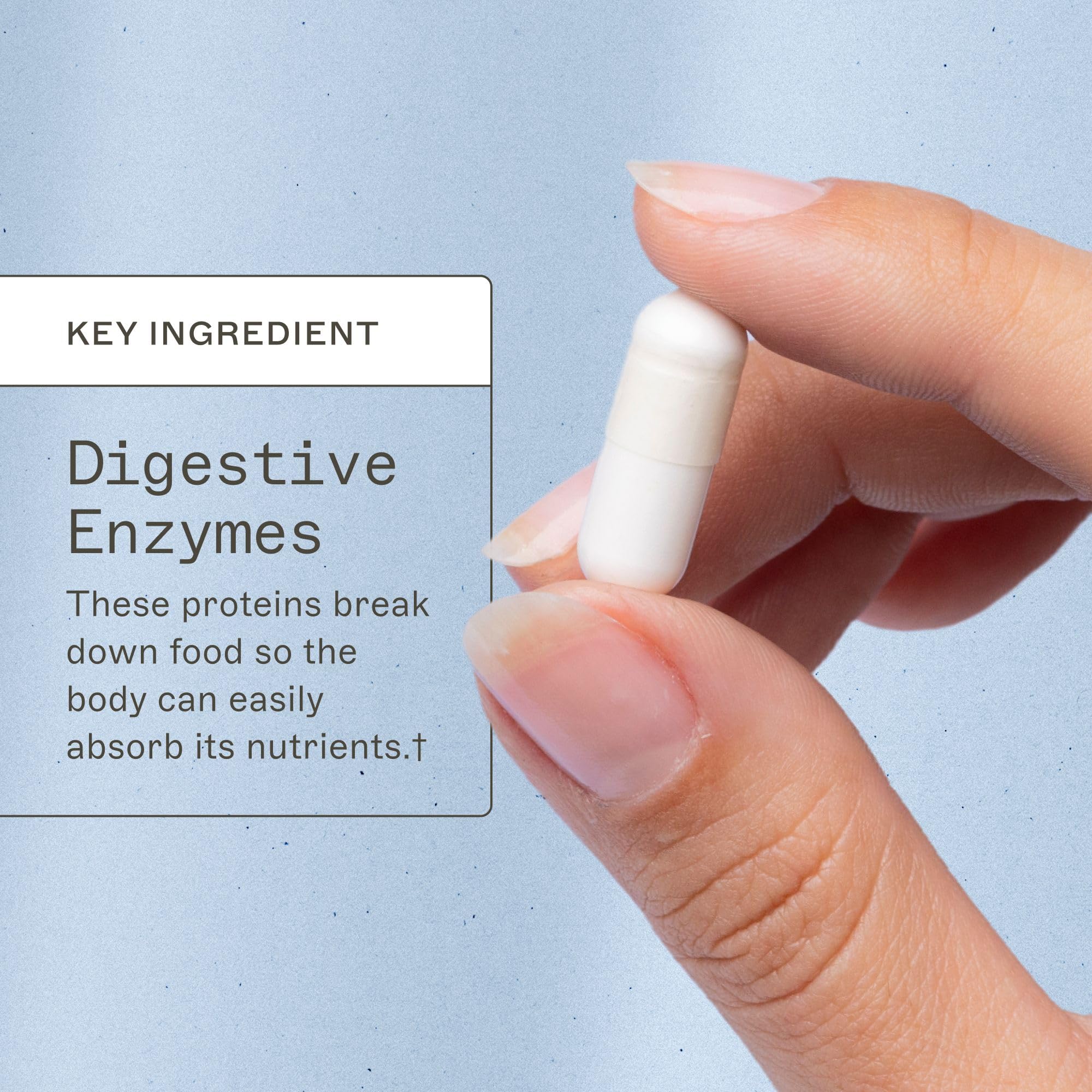 Close-up of Candifense ingredients label showing gluten-free dairy-free non-soy