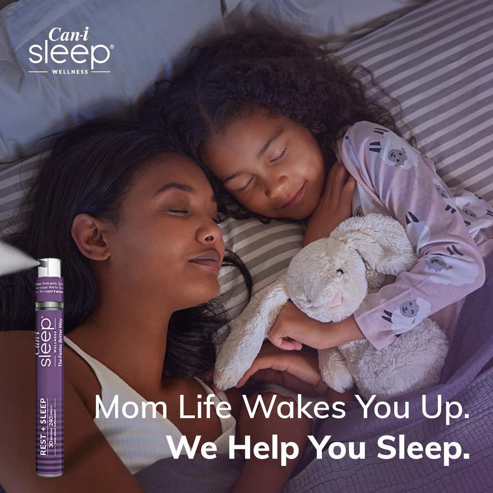 Made in USA label on sleep spray packaging