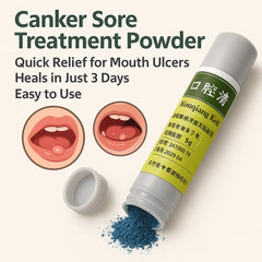 Powder texture for mouth ulcers